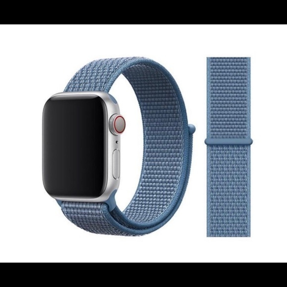 🛑2 for 1 Cape cod blue, unisex watchband 38/40 fits apple plus free band …